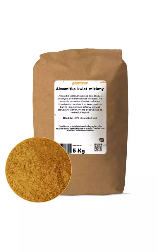 Aksamitka kwiat mielony - waga: 5kg