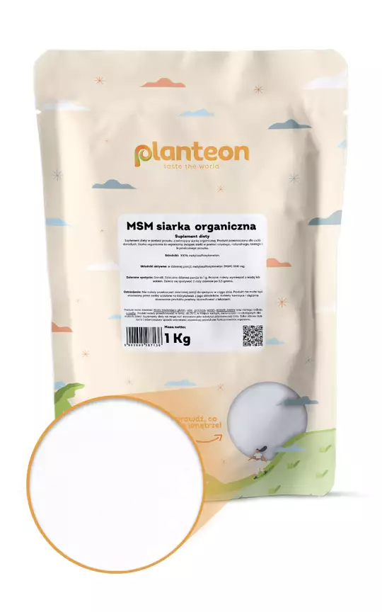 MSM siarka organiczna - suplement diety - waga: 1kg
