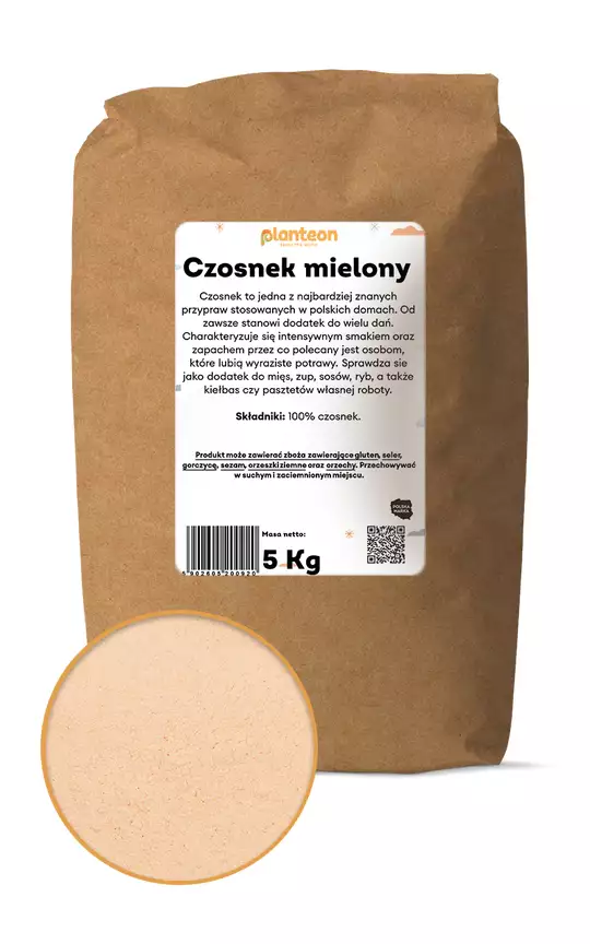 Czosnek mielony - waga: 5kg