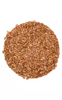 Siemię lniane ziarno