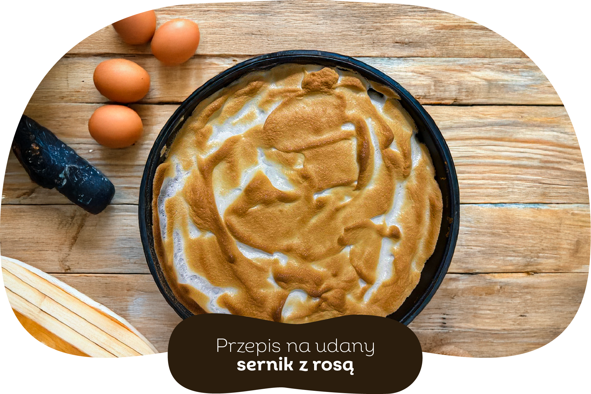 Sernik z rosą. Sernika rosa - przepis z Planteon.pl